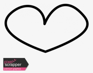 Doodle Hearts Template - Heart