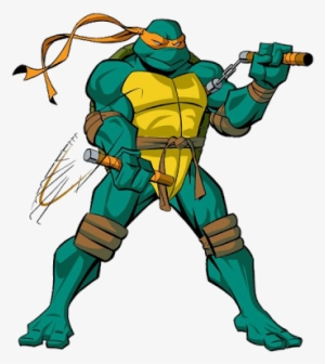 Ninja Turtles Clipart Michelangelo - Ninja Turtles Michelangelo Clipart