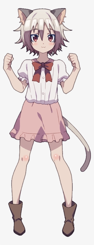 Tama Looks Like A Normal Human Child But With Cat Ears - Tama Death March