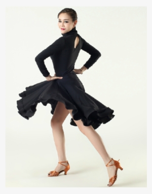 Latin Dance Dresses Black