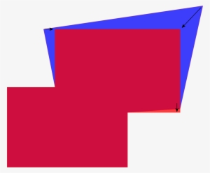 Warp/transform/distort The Blue Area Into Red Area