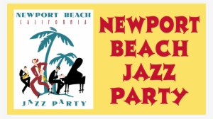 Newport Beach Jazz Party Logo - Pack Of 2 Rompers