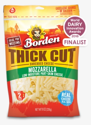 Pkg Net Wt 8oz - Borden Thick Cut Cheese