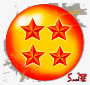Esfera De 4 Estrellas Png - Esfera Del Dragon 6 Estrellas