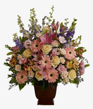 Flores Encontradas En La Web Funeral Bouquet, Funeral - Teleflora Loving Grace