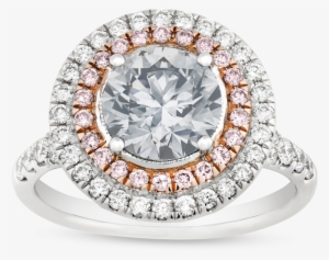 Fancy Very Light Grey Diamond Ring, - Diamond