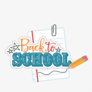 Back To School Clipart File - Back To School Cuts