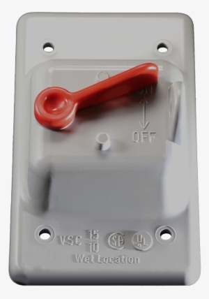 1-gang Weatherproof Toggle Switch Cover - Shovel