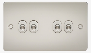 Flat Plate 10a 4g 2 Way Toggle Switch - Switch
