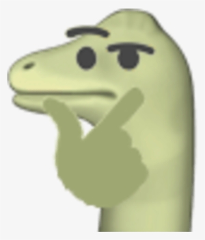 Raptor Thinking Emoji