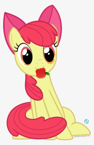 Apple Bloom Version Of The Cat Face Vector You're Allowed - Vore Braeburn