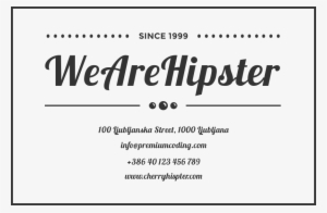 875 × 572 In Hipster Logo Footer - Lobster Font