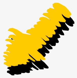 cool arrows png download - transparent down arrow yellow