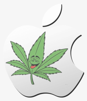 Apple Logo With Weed