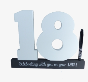 18th Birthday Signature Block By Splosh - Birthday