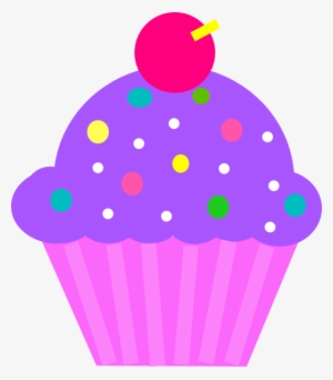 How To Set Use Cupcake Purple And Pink Svg Vector