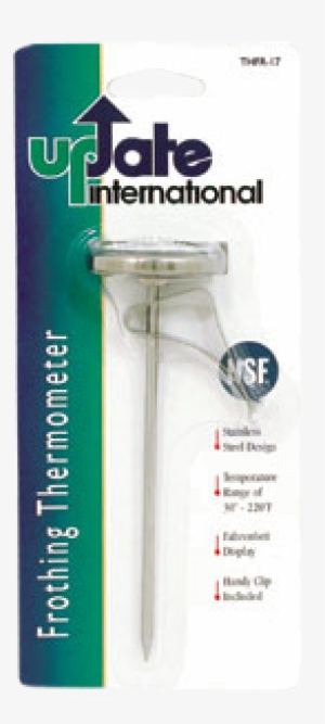 Crown Brands, Llc Thfr-17l Thermometer, Hot Beverage - Update International Thfr-17l 8-1/4" Frothing Thermometer