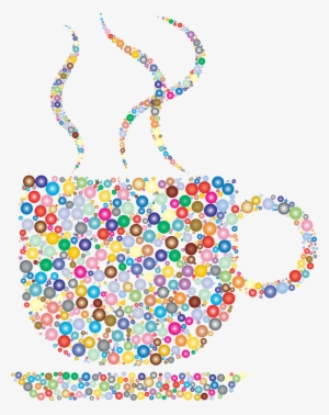 Coffee, Coffee Cup Steam Hot Beverage Drink Refres - Coffee Clip Art Colorful