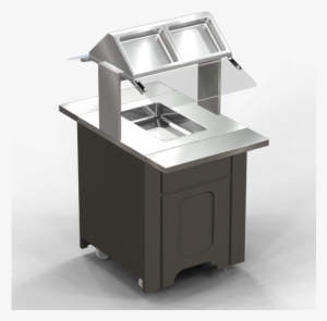 Hot Food Bar, Steam Table With 1 Dry Hot Well, Nsf4, - Food