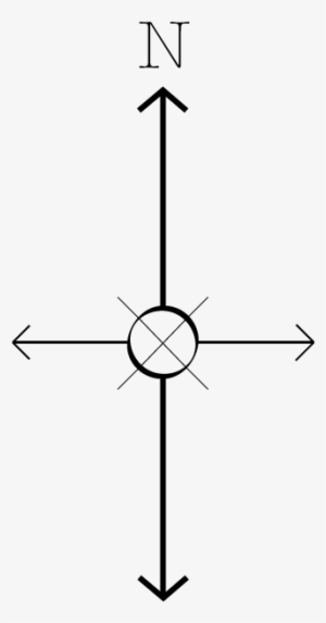 Another Tattoo Idea I Did On Illustrator - Compass Showing North Only