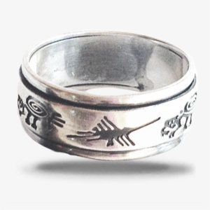 Back To Silver Rings - Nazca Lines Ring