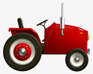 Tractor - Tractor Rojo Png