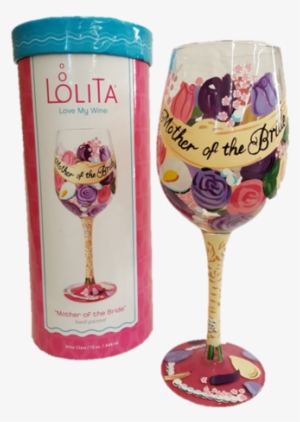 Mother Of The Bride Wine Glass By Lolita Wedding - Wedding