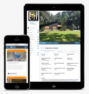 Ipad And Iphone Black With Home Inspection Software - Tablet Computer