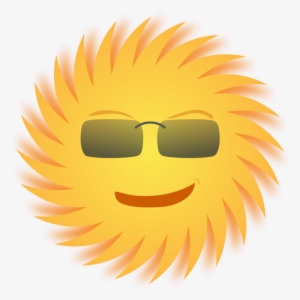 Summer Clipart Illustration Of A Happy Smiling Sun - Sun Clip Art