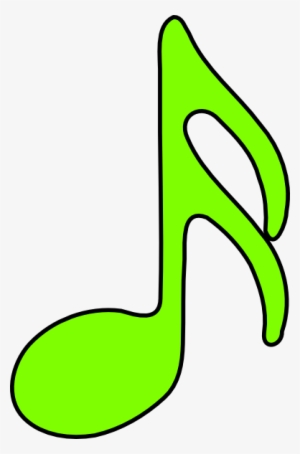 Sixteenth Note Lime Green - Lime Green Music Notes