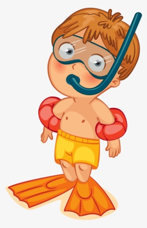 Cartoon Person Swimming Png