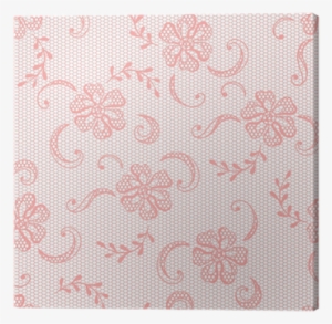 Vintage Lace Background, Ornamental Flowers - Kitchen Towel