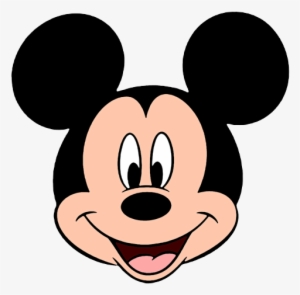 Deluxe Minnie Mouse Cartoon Face Mickey Mouse Clip - Mickey Mouse Face Png
