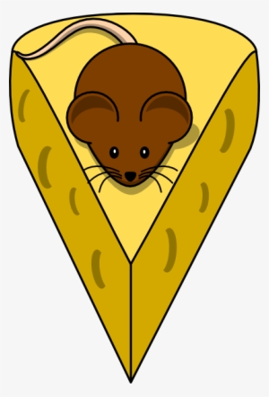 Brown Mouse On Cheese Clip Art At Vector Clip Art - Cartoon Mice With Cheese