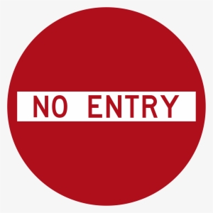 Open - No Entry Png