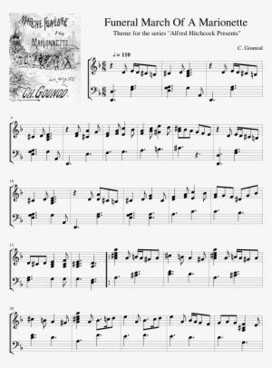 Funeral March Of A Marionette Sheet Music Composed - Marche Funebre Dune Marionnette