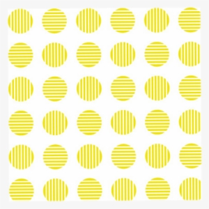 Yellow Kpop Design Dots Texture Circles Background - Symbol
