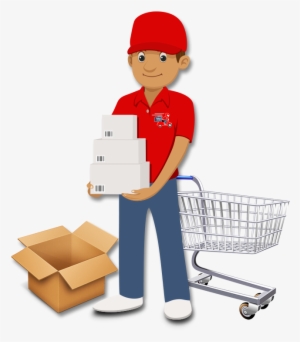 delivery - shopping cart vector