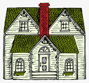 Victorian House - Old House Clip Art