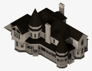 Large Victorian House 3ds Max Model - Autodesk 3ds Max