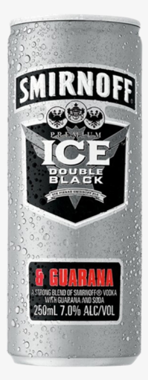 Picture Of Smirnoff Guarana 7% 4 Pack Cans - Smirnoff Double Black & Guarana 4x250ml Can