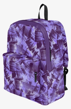 Purple Paint Strokes - Diaper Bag