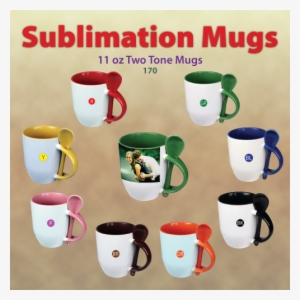Sublimation Two Tone White Mugs - Mug