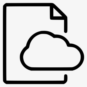 File Document Cloud Dropbox Backup Comments - Error File Icon
