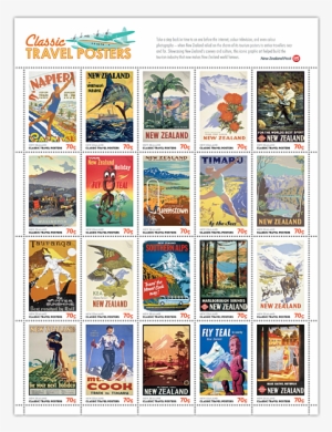 Product Listing For Classic Travel Posters - Travel Stamps Posters