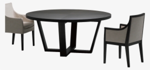 Round Table And Chairs Top View - Domo Dining Table By Camerich