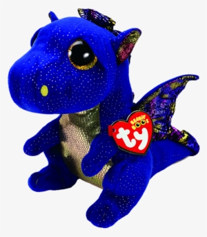 Ty Beanie Boos Med Saffire Dragon - Ty Dragon