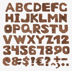 Brown Bark Font