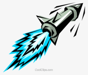 Missile Royalty Free Vector Clip Art Illustration - Rakete Clipart