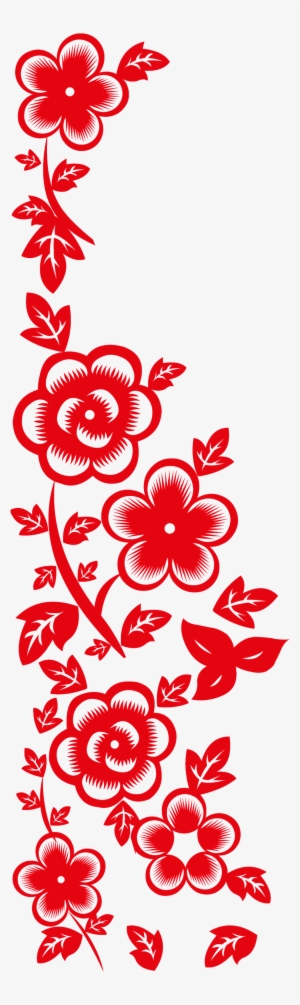 Red De Relleno De Hojas De Papel De Hoja De Papel, - Papercutting